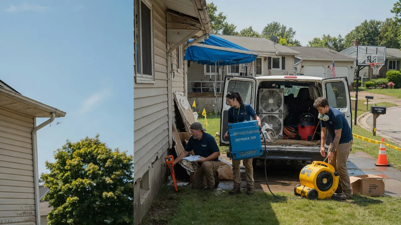 Ceiling Leak Cleanup in Mcarthur, OH near me